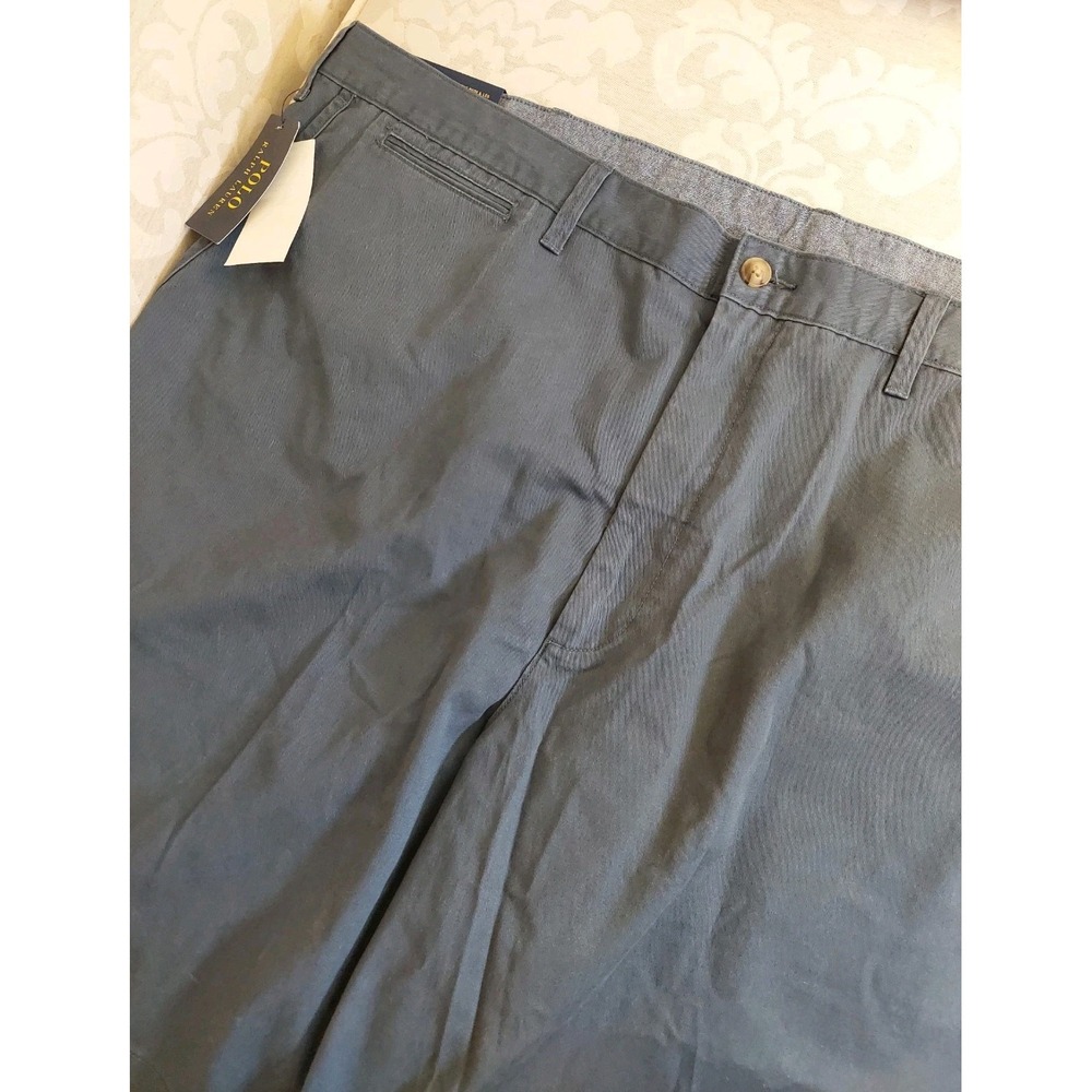 Polo Ralph Lauren Men's Cotton Shorts Big/Tall Blue Flat Front Size 48B $90 NEW! - Picture 4 of 13